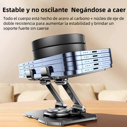 Soporte Tablet Base Giratoria 360° Plegable Para iPad