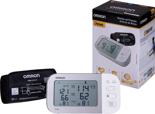 Omron Aparelho Medidor De Pressão Arterial Braço Hem-7346t