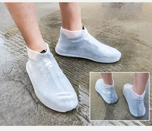Zapatones Silicona Cubre Calzado Protecc Sanitario Lluvia