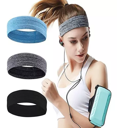 Elástico de Cabelo de basquete Hairband (Conjunto de 3)