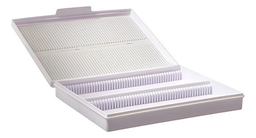 Caja Para 100 Preparaciones Plastico Blanca Heathrow
