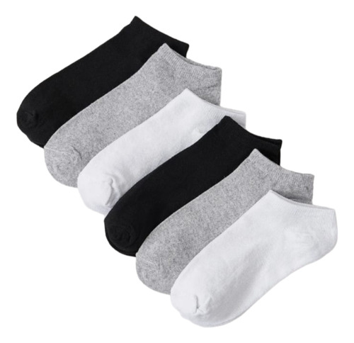 Medias Calcetines De Algodón Tobilleras De Dama Pack 12pares