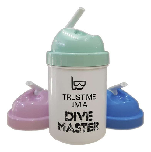 Cantimplora Trust Me Im A Dive Master Logo