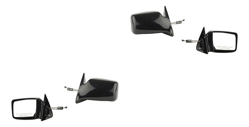 Set Espejos C/control Generica Dodge Dakota 1987 - 1996