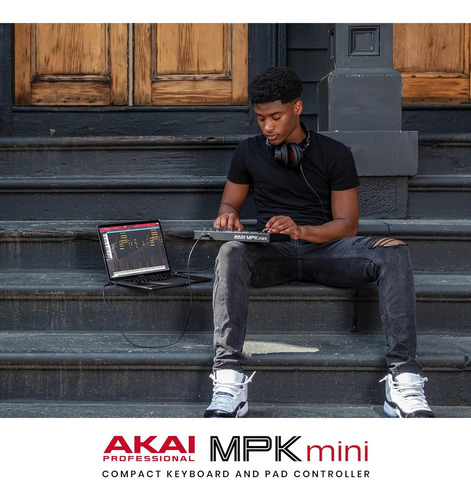 Akai Mpk Mini Mk3 Controller Midi 25 Teclas Usb
