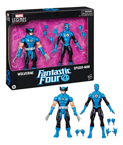 Marvel Legends Series Wolverine Y Spider-man Hasbro