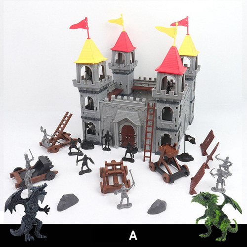 Conjunto De 19 Hombres Del Unids/set-juego De Castillo .