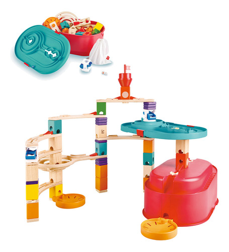 Hape Set Quadrilla Circuito De Canicas Pr