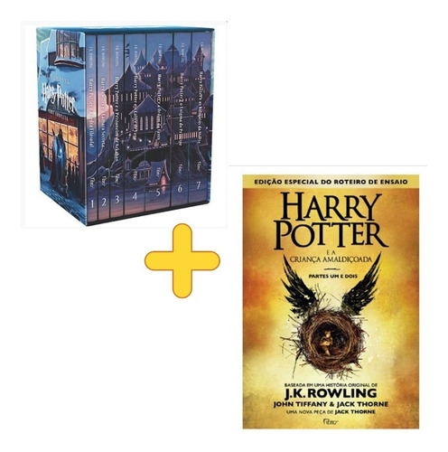 Imagem 1 de 10 de Box Coleção Harry Potter (7 Livros + A Criança Amaldiçoada