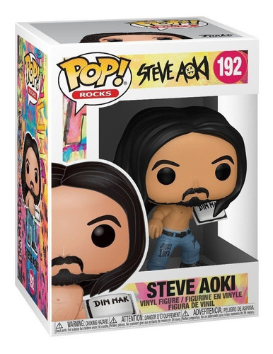 Funko Pop Rocks Steve Aoki With Cake