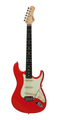 Guitarra elétrica Tagima Signature Series EA PRO 3 de  mogno fiesta red com diapasão de madeira técnica