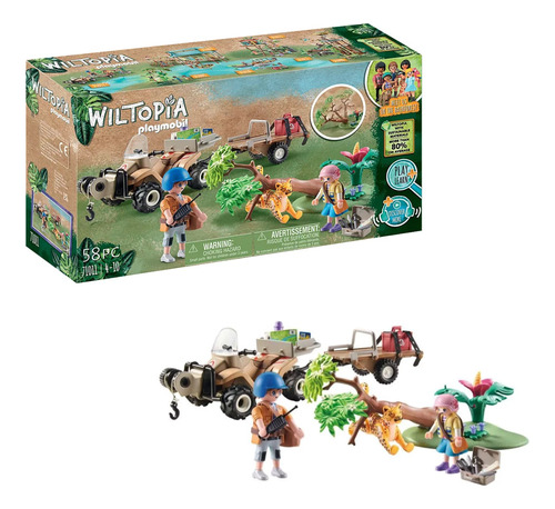 Playmobil Wiltopia - Quad Rescate De Animales - 71011