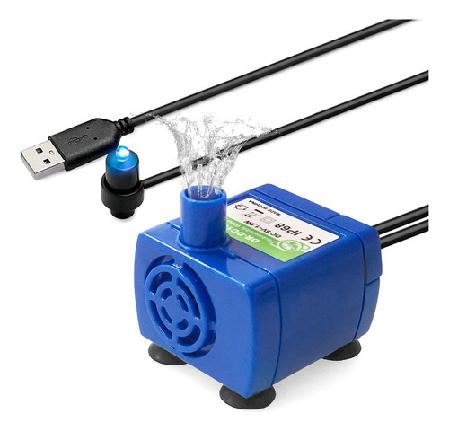 . Motor De Bomba, Motor De Luz De Agua, Fuente Con Bomba Led
