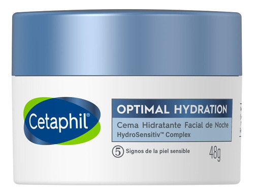 Crema Facial De Noche Cetaphil Optimal Hydration 50 Grs.