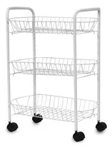 Comprar Carrito Estante Para Verduras Multiuso 3 Niveles Con Ruedas