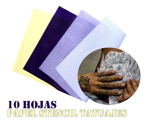 10 Hojas Papel Hectográfico Spirit A4 Transfer Tatuaje 