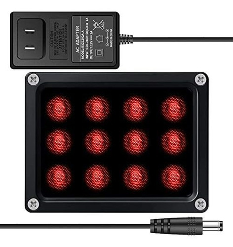 Iluminador Ir,850nm 12 Led Ir Iluminadores,luz Para Ip