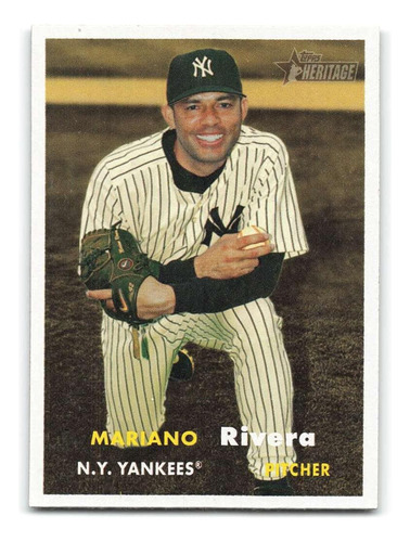 2006 Topps Heritage 42 Mariano Rivera Nm-mt New York Yankees