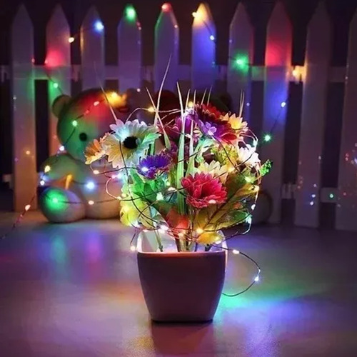 Tiras De Luces Led Navideñas 10 M Navidad Usb 10pcs