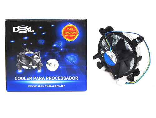 Cooler Box Intel Lga1150/1155/1156, I3/i5/i7 Tdp 95w 4 Pinos