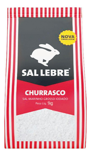 Sal Grosso Para Churrasco  1kg - Lebre