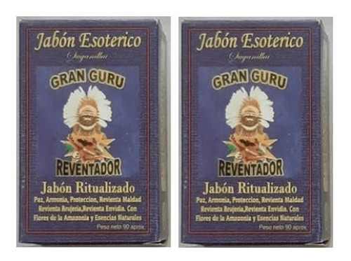 2 Jabones Esotéricos Gran Gurú Reventador (protección Ritos)