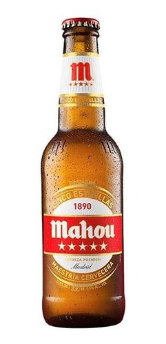 Cerveza Mahou 5 Estrellas 330ml 