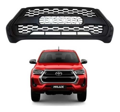 Parrilla Compatible Toyota Hilux Revo Nueva Linea 2021+