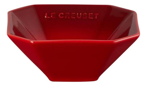 Bowl Octagon Em Cerâmica 12 Cm Vermelho Le Creuset