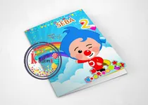 Comprar 16 Libros P\u002Fcolorear Personalizados Plim Plim + Crayolas X6