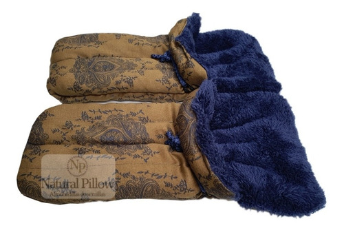 Imagen 3 de 4 de Pantuflas Térmicas Semillas Pies Calientes, Microondas Xl