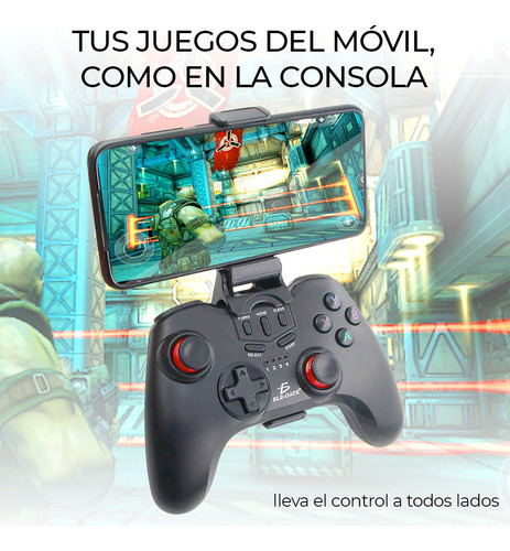 Control Celular Gamepad Videojuego Bluetooth Android Soporte