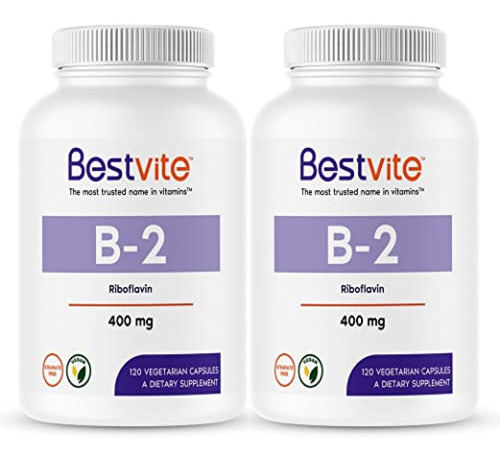 Suplemento Vitamina B1 Vitamina B-2 (riboflavina) 400 Mg 24 Sabor N/a