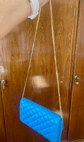 Versace Medusa Cartera Celeste Nueva