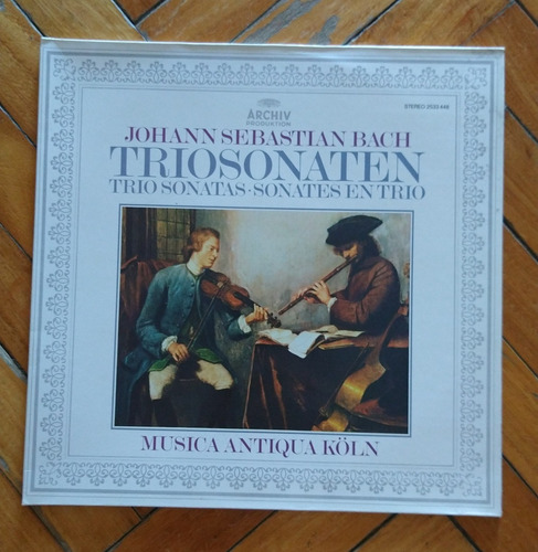 Vinilo Triosonaten Johann Sebastian Bach Sonates En Trio