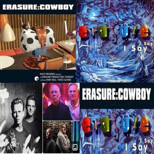 2x Cds Erasure Cowboy / I Say, I Say, I Say 1a Ed Br 1994-97