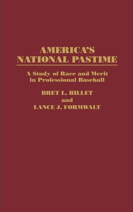 Libro America's National Pastime - Bret L. Billet