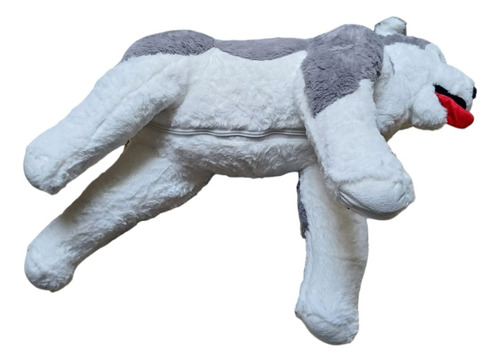 Peluche De Husky Con Cobija Dentro
