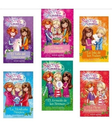 Pack Infantil Secret Kingdom (6 Libros)