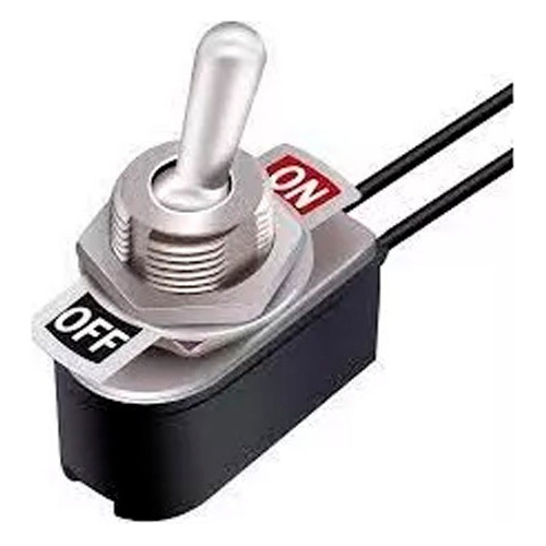 Switche 2 Pin On/off 6a 125v Con Cable Paq. 3 Pcs