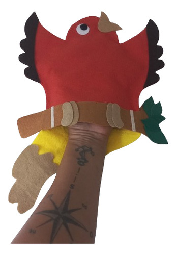 Fantoche De Mão Do Uirapuru (do Folclore Brasileiro)
