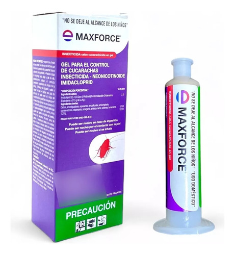 Maxforce Bayer Jeringa Para Cucarachas De 30 Gr Max Force