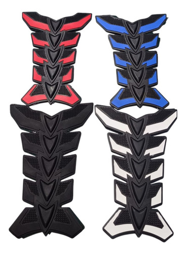 Protector De Tanque Moto Tank Pad Calcomania Cubre Sticker Negro