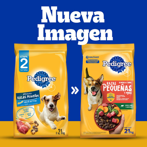 Pedigree Alimento Seco Para Perro Adulto Raza Pequeña 21kg