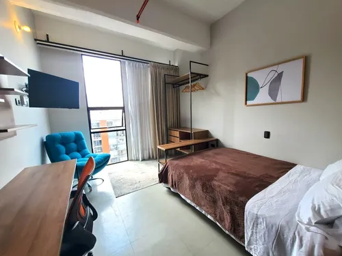 Apartaestudio Amoblado En Chapinero, Edificio Coliving