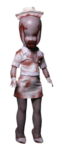 Mezco Toyz Silent Hill 2: Muñeca Enfermera Con Cabeza De B.