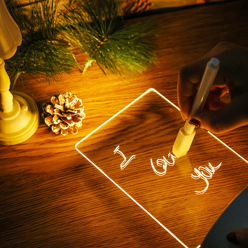 Juego De 2 Luces Nocturnas Creativas Reutilizables Para Bloc