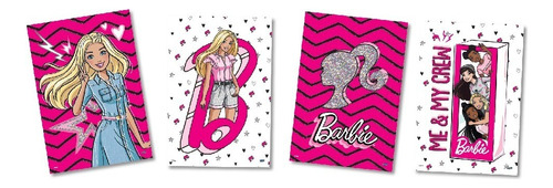 Cartaz / Quadros Decorativos Barbie 21cm X 31cm C/04 Unid