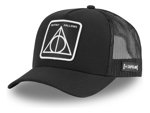 Gorra Capslab Harry Potter Deathly Hallows Original Negro Unico Lisa