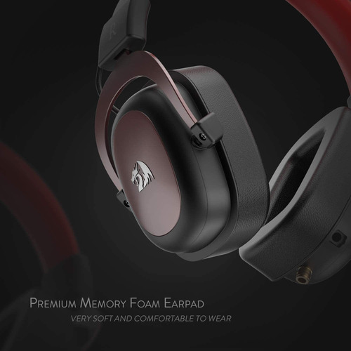 Auriculares Gamer Redragon H510 Zeus, 7.1 Surround, 53 Mm